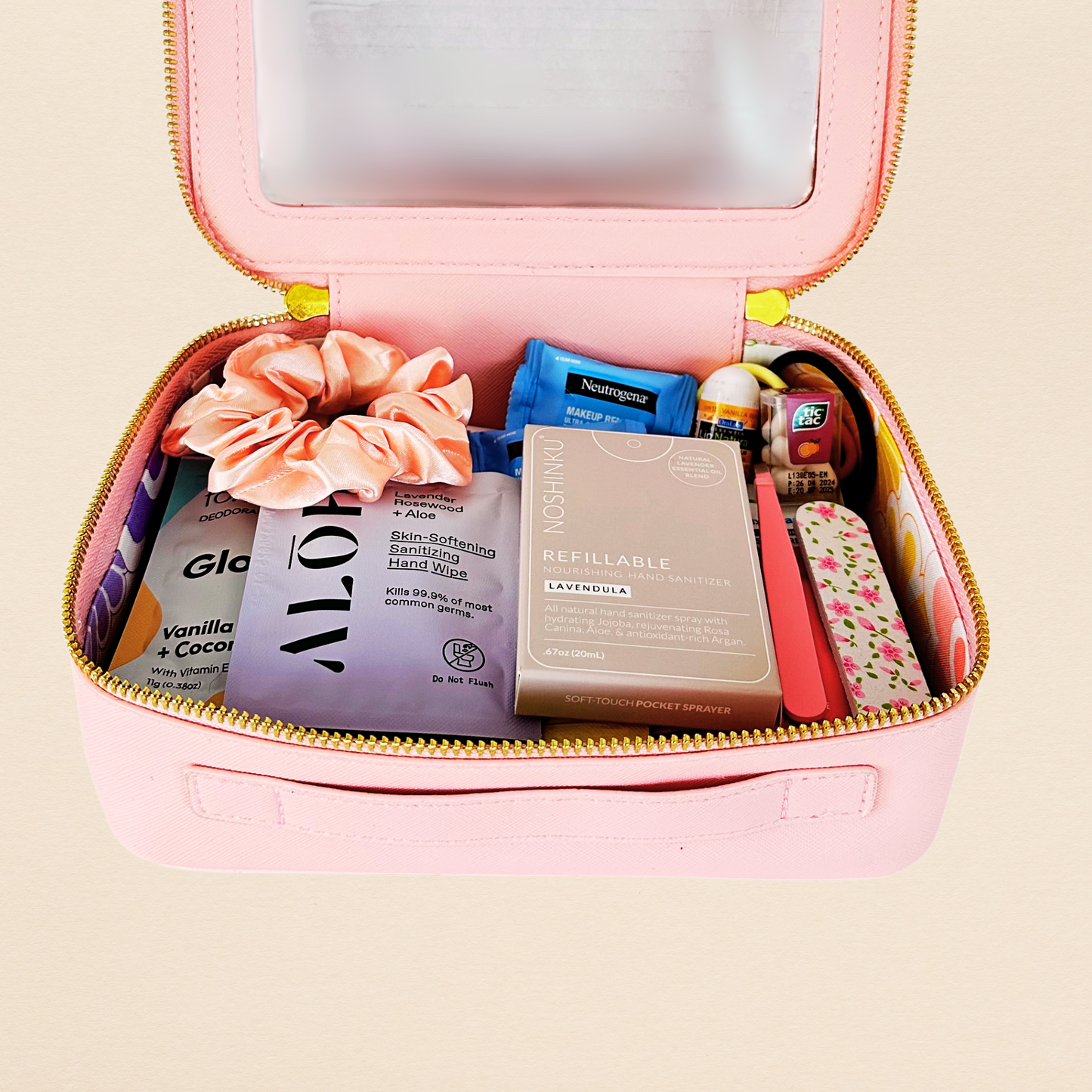 The Girl on the Go Fabric Lined Essentials Kit - Whimsical Fabric Lined