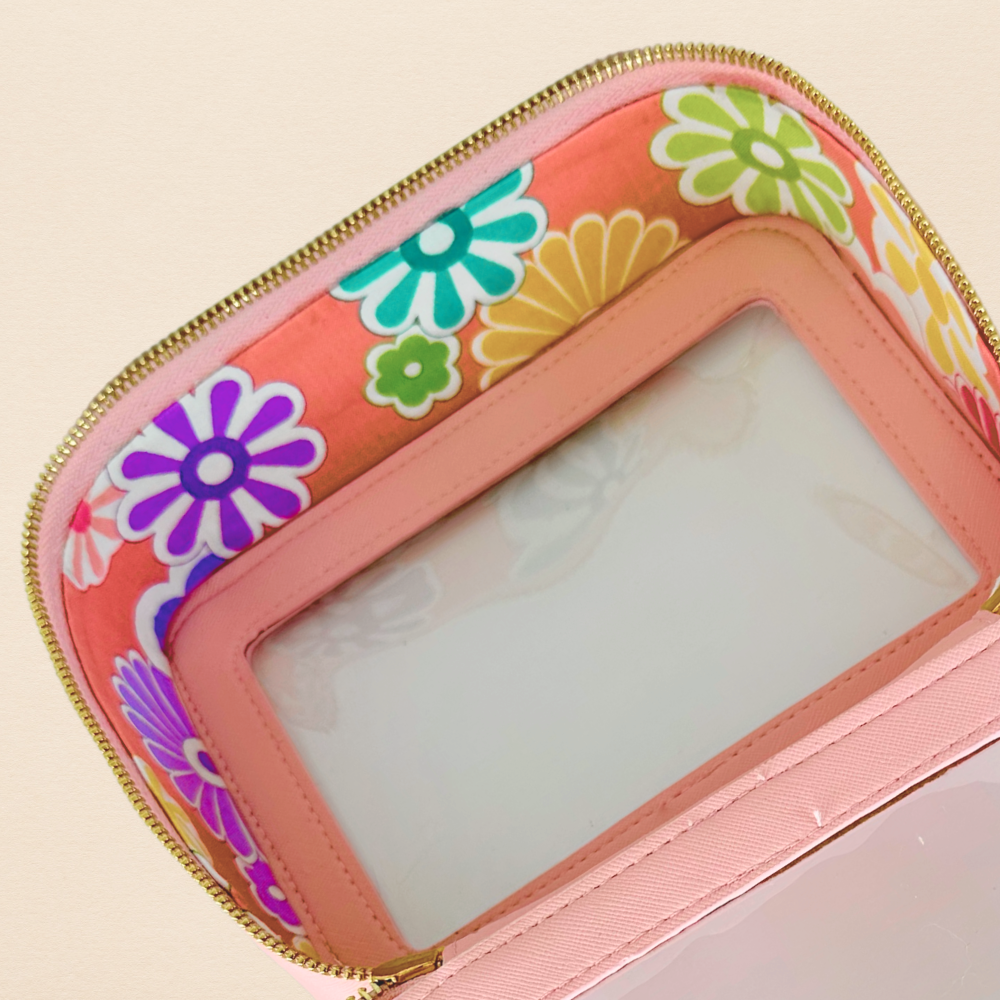 The Girl on the Go Fabric Lined Essentials Kit - Whimsical Fabric Lined