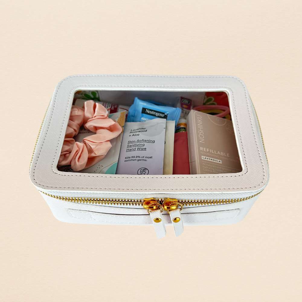 The Girl on the Go Fabric Lined Essentials Kit - Whimsical Fabric Lined