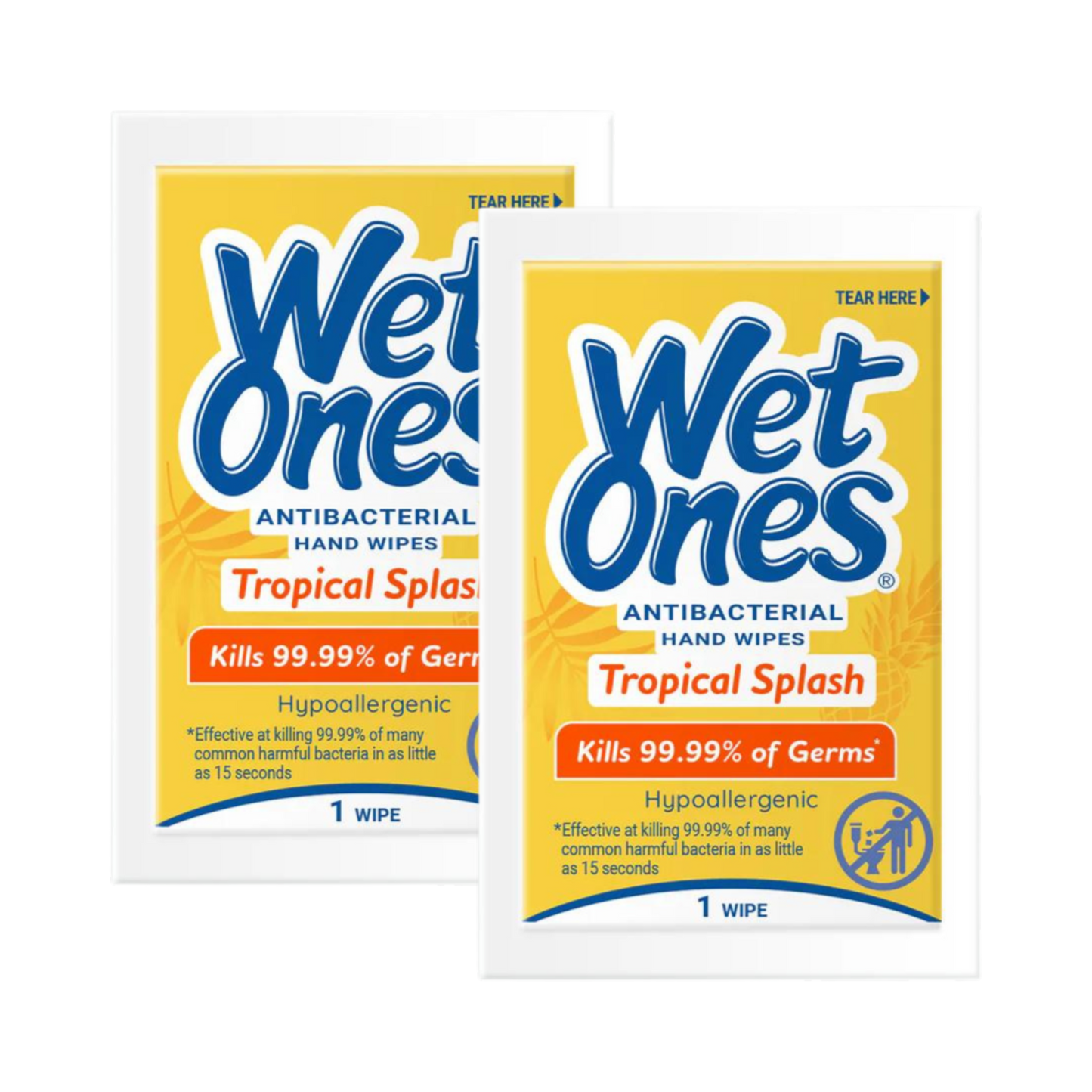 Antibacterial Hand Wipes, 2-Pack