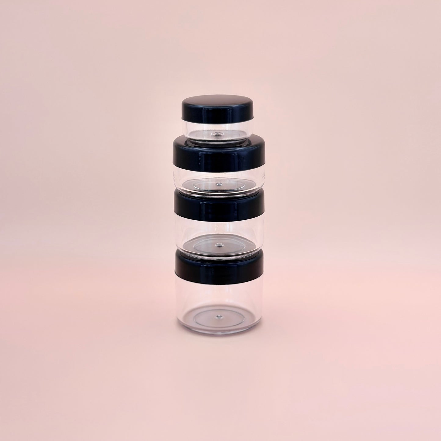 Mini Plastic Cosmetic Jars