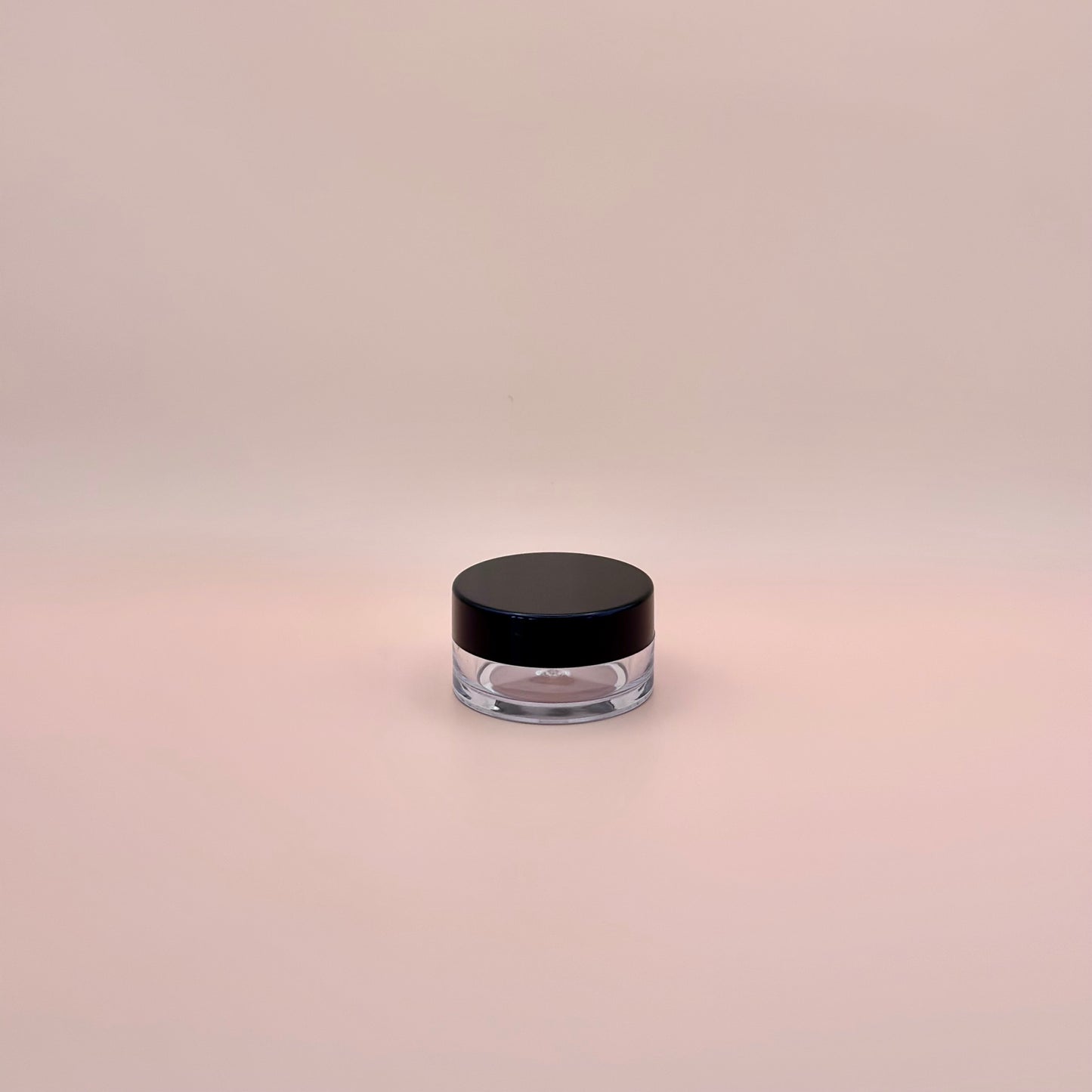 Mini Plastic Powder Jars with Puff