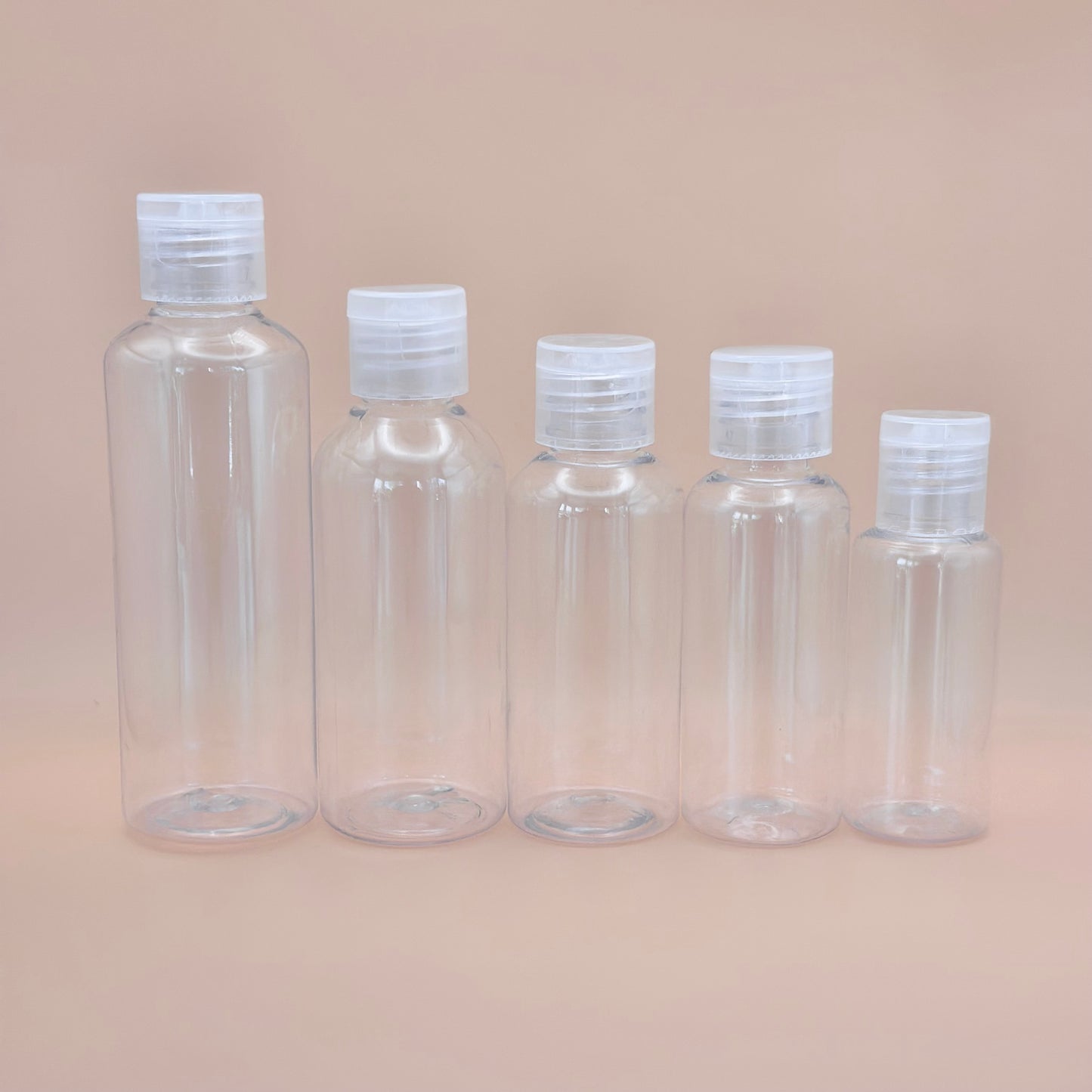 Plastic Flip Top Bottles