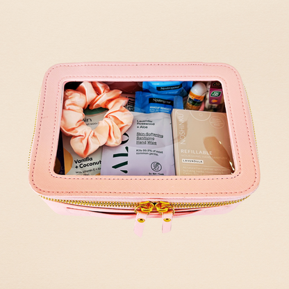The Girl on the Go Fabric Lined Essentials Kit - Whimsical Fabric Lined