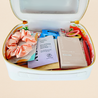 The Girl on the Go Fabric Lined Essentials Kit - Whimsical Fabric Lined