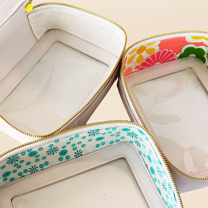 The Girl on the Go Fabric Lined Essentials Kit - Whimsical Fabric Lined