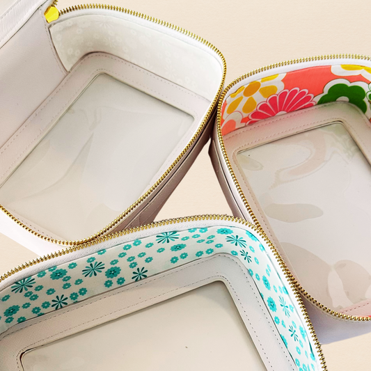 The Girl on the Go Fabric Lined Essentials Kit - Whimsical Fabric Lined