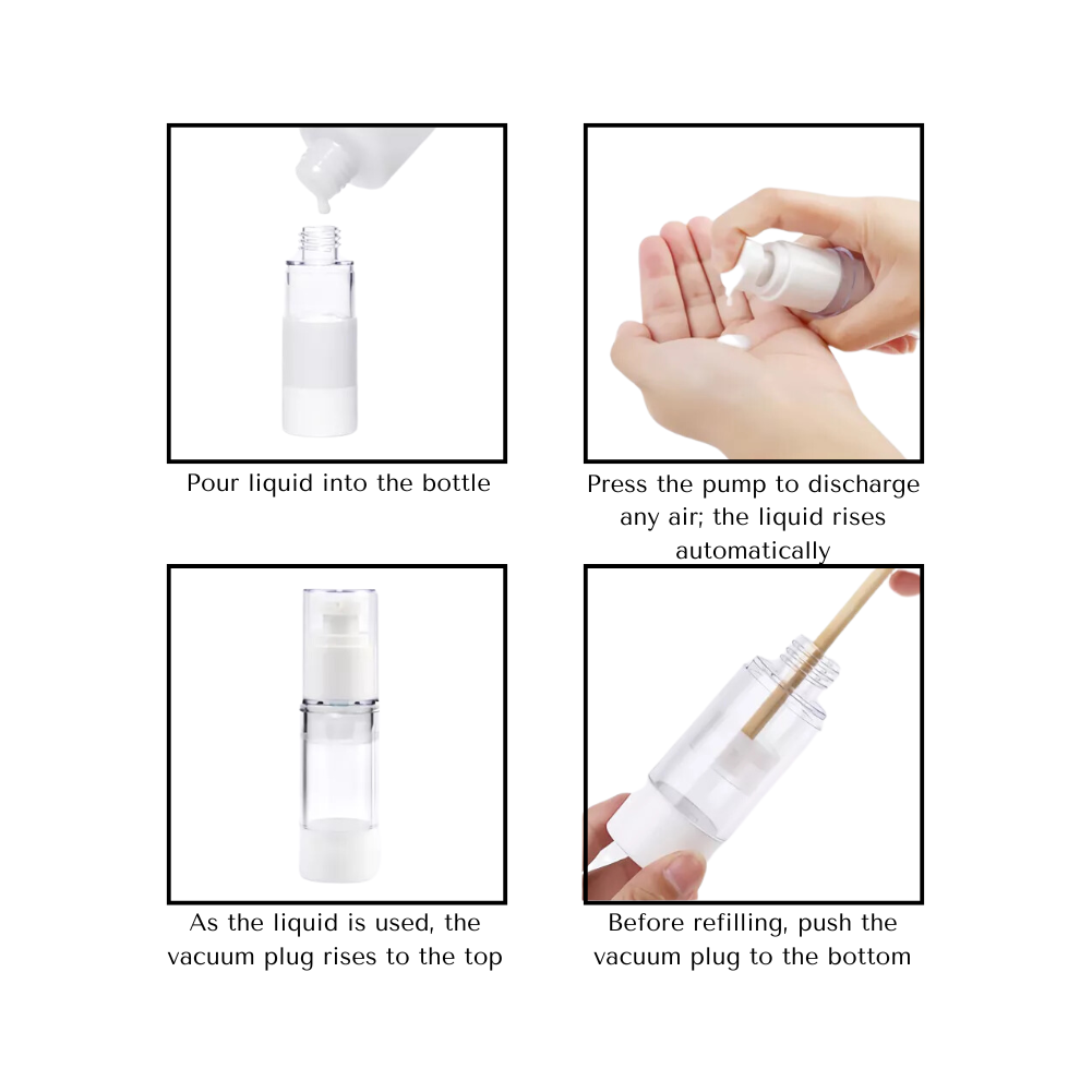 Airless Plastic Pump Bottles