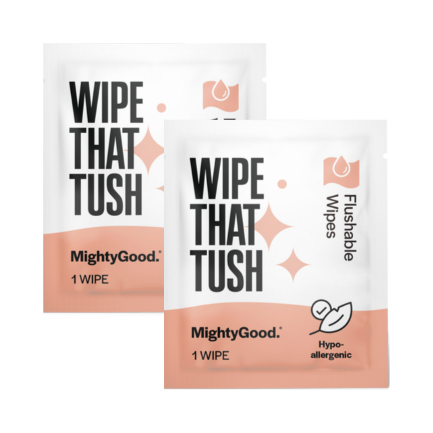 Wipe That Tush On-The-Go Flushable Wet Wipes, 2-Pack