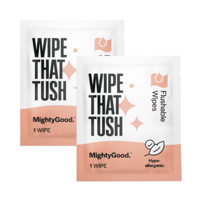 Wipe That Tush On-The-Go Flushable Wet Wipes, 2-Pack